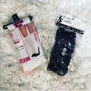 Bride bridal socks and garter set lot